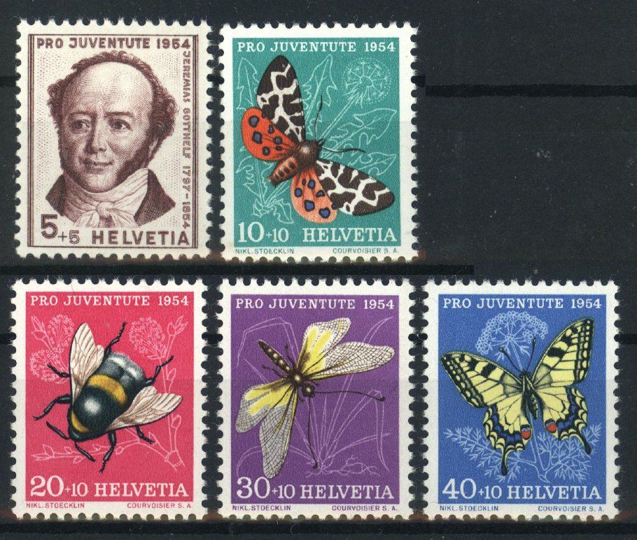 Tutti i francobolli: 1954, Pro Juventute ** – Usato da Willisau venduto da Vollstempel