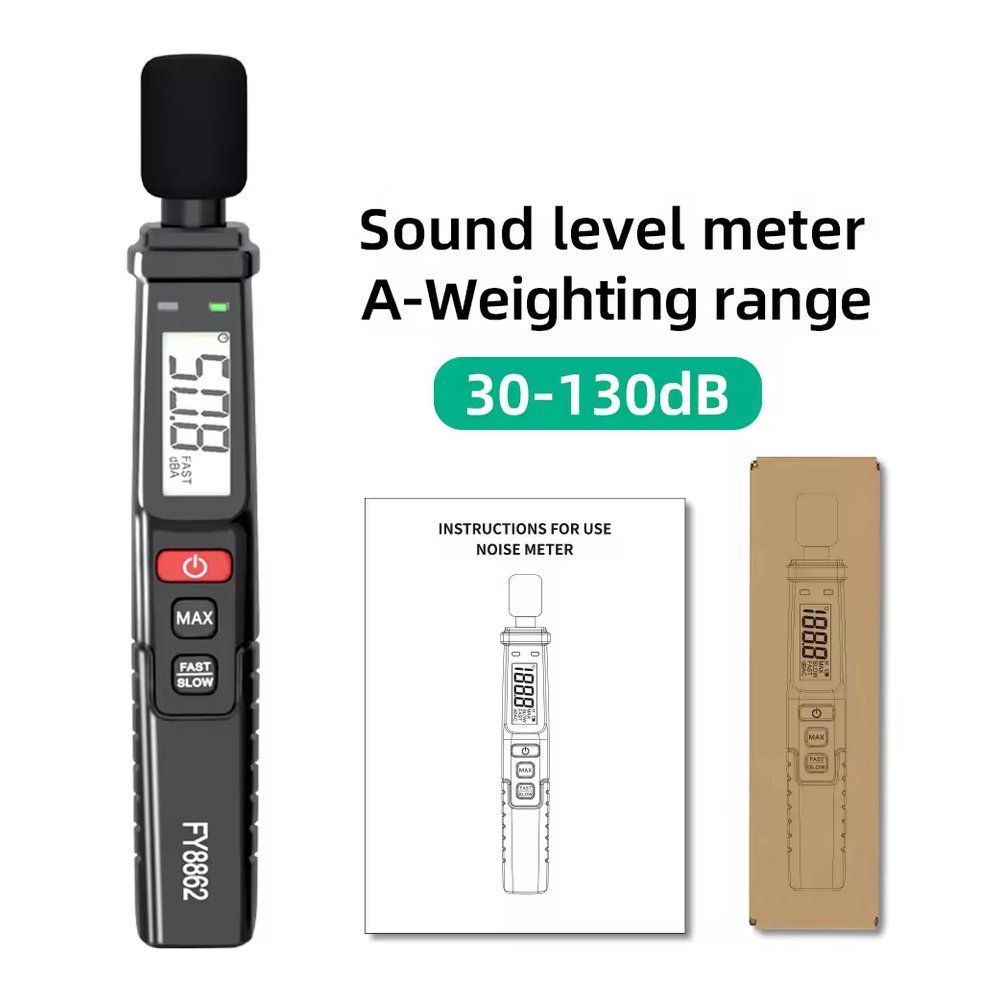 Messen: NEU Schallpegelmesser Dezibelmesser A-Filter / Sonomètre – Neu und originalverpackt aus Isérables von Wishlist 8