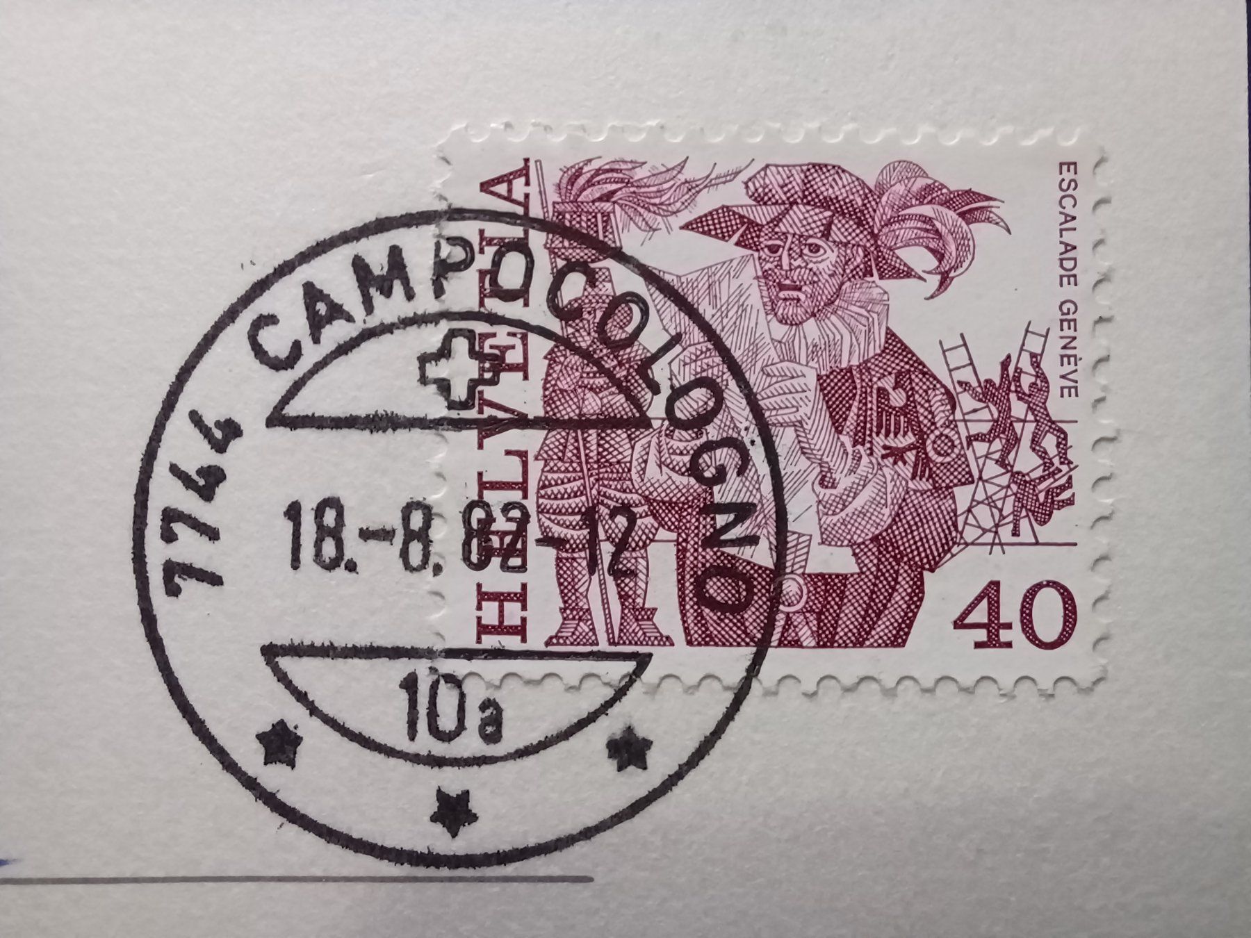 Cartoline postali: GR, Campocolongo (Val Poschiavo) 1974 – Usato da Aarau Rohr venduto da mgvw 3