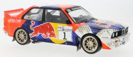 BMW M3 (E30) RED BULL #1 BOUCLES DE SPA 2025 1/18 Ixo NEU