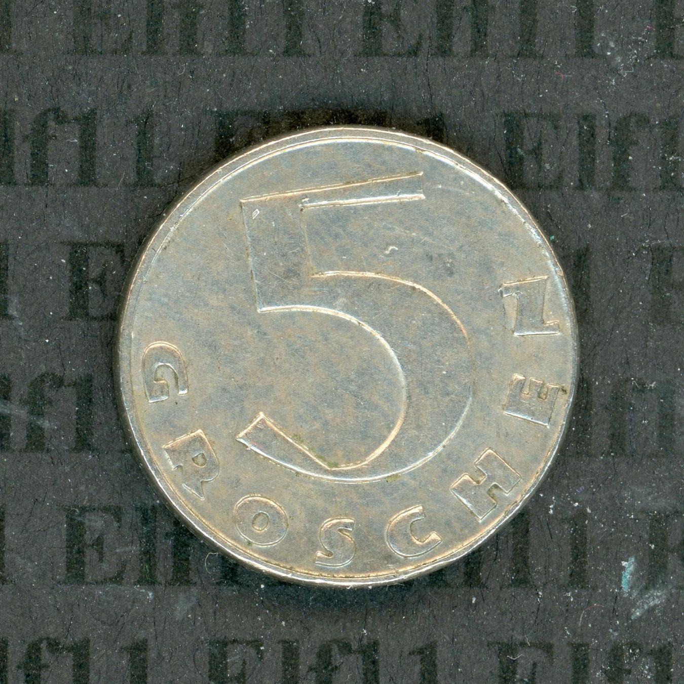 Tutti le monete: ATS___0.05 1931 ss-vz 5 Groschen – Usato da Widnau venduto da Elf11 1
