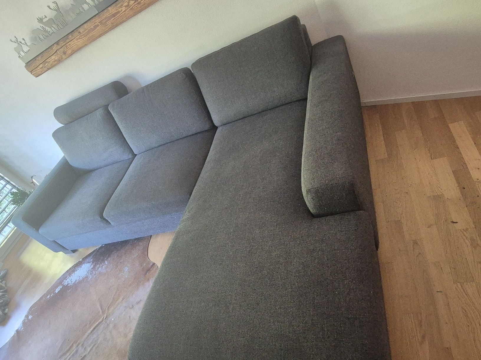 Divani: IKEA Ecksofa grau mit Stauraum – Usato da Liestal venduto da badersar 2