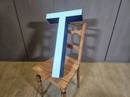 T Leuchtbuchstabe Lightbox Leuchtreklame mit LED 1/2