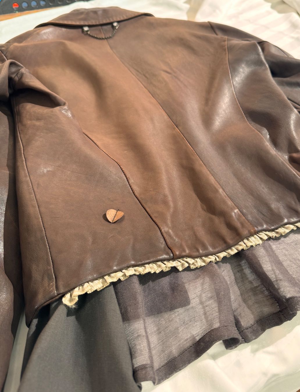 Hugo Boss Giacche: Lederjacken-Set mit Hemd von Hugo Boss – Usato da Zürich venduto da gregart 6