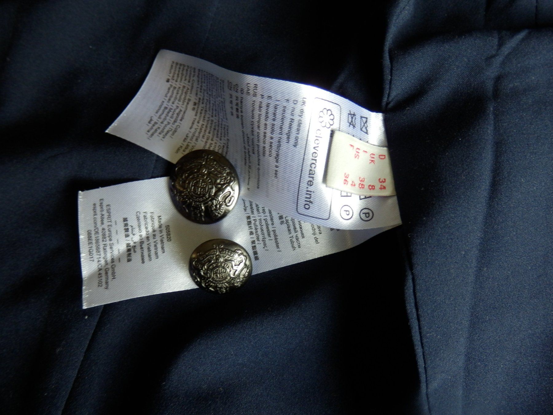 Esprit Giacche: ESPRIT Damenblazer - 34 - grün/türkis – Usato da Emmenbrücke venduto da Schubi1 2