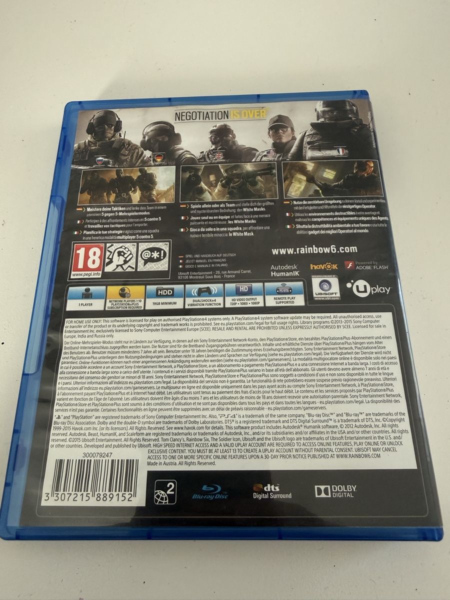 Giochi: Tom Clancy‘s Rainbow Six Siege – Usato da Buchs ZH venduto da Hitsch1402 1
