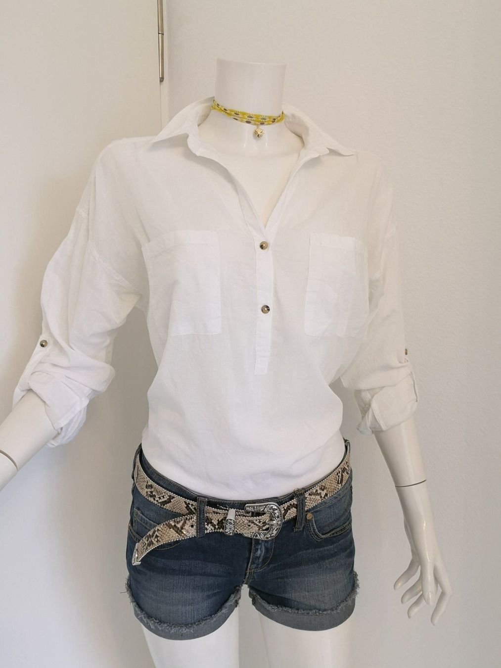 Mango Blusen: 🤩MANGO BAUMWOLL-BLUSE WEISS & D&G P. – Gebraucht aus Olten von Naja-Twins-Twins 7