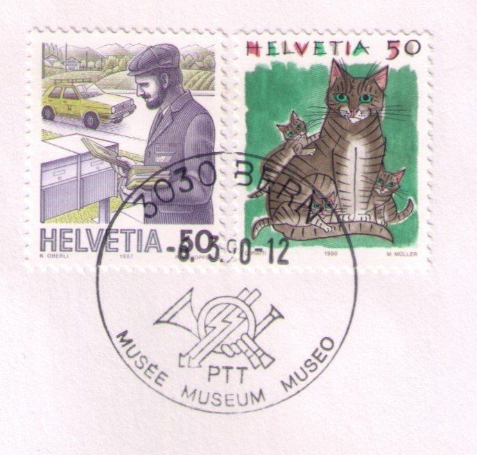 Tous les timbres: R-FDC Katze 6.3.90_+COMBO POSTBOTE MARKENHEFT +Normalmarke ! – D'occasion à Marthalen par Ch_quality 1