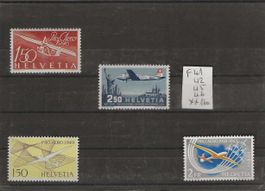 timbre poste aérienne F41-F42-F45-F46 TOP** SBK Fr. 160.--