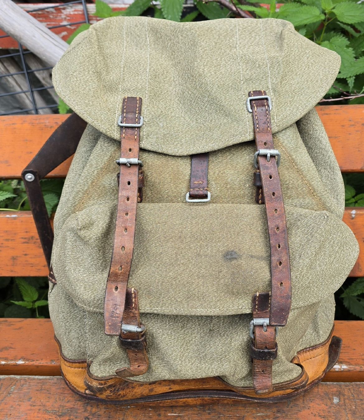 Schweizer Armee Zaini: Militärrucksack 62 – Usato da Burgistein venduto da maia13
