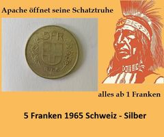 5 Franken 1965 - Silber - Schweiz