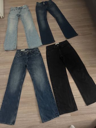 4 Stk. Damen Jeans Set Gr. 34