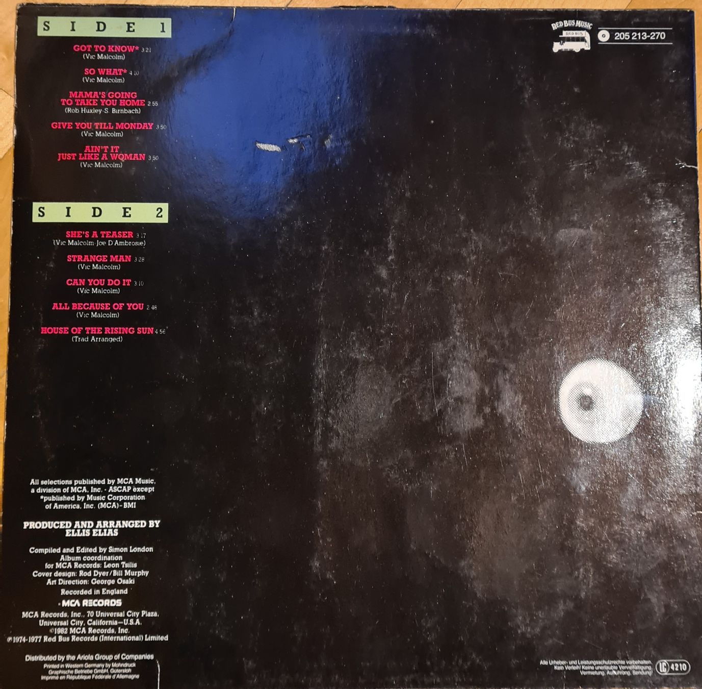 Dischi in vinile: Brian Johnson - Strange Man - LP - AC/DC – Usato da Emmenbrücke venduto da Eichhoefli 1