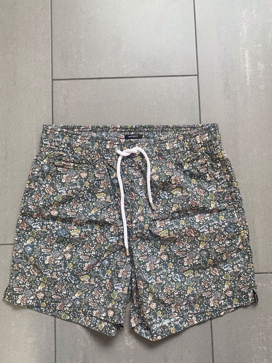 Navyboot Hosen: Navyboot vintage Shorts gemustert – Neu (gemäss Beschreibung) aus Rütihof von ALAFC