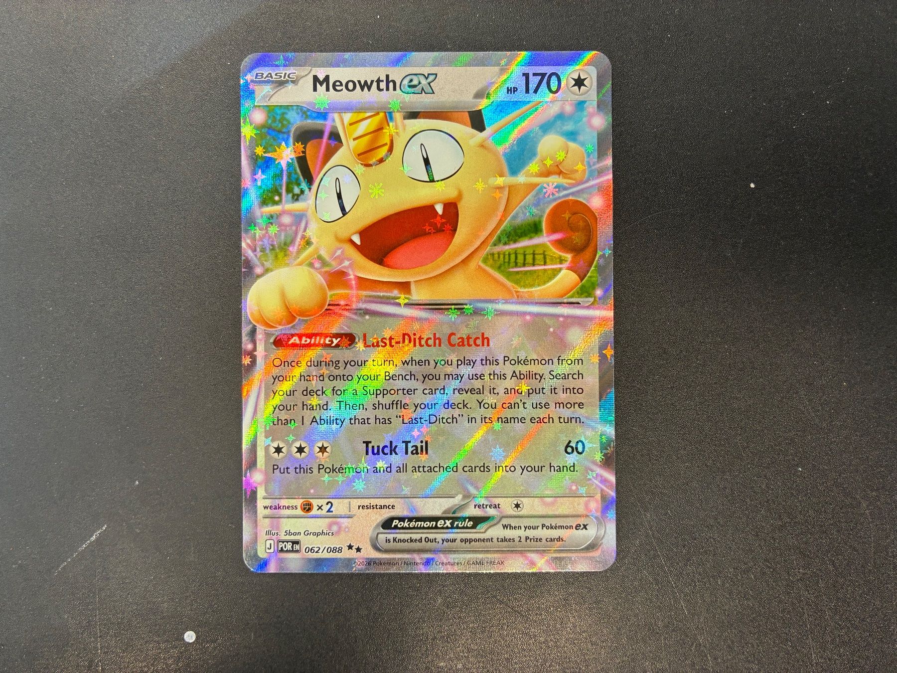 Pokémon Carte collezionabili: Meowth EX 062/088 - Perfect Order - en – Nuovo (secondo la descrizione) da Hütten venduto da yve_tf69