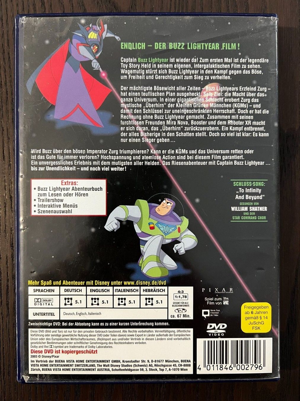 Alle DVDs: Captain Buzz Lightyear Star Command – Gebraucht aus Zürich von FilmFreunde 1