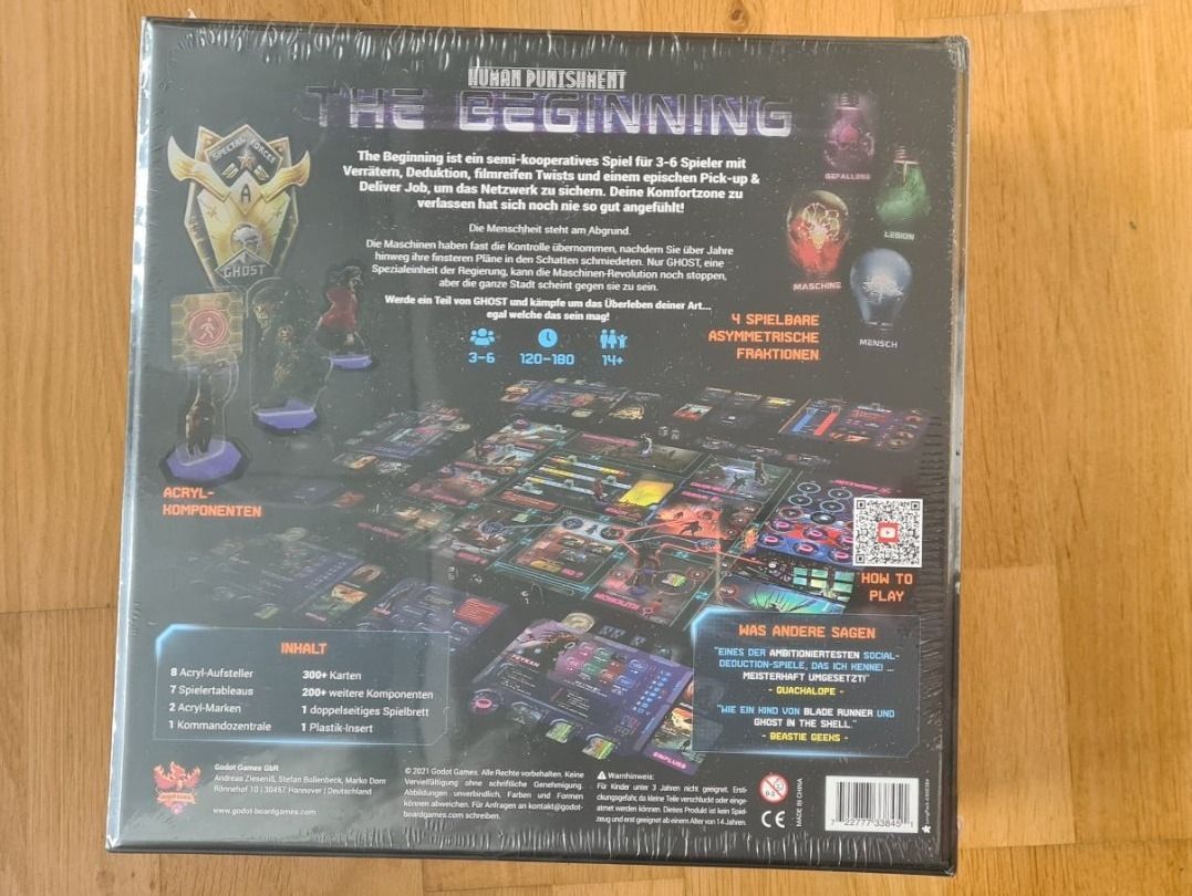 Giochi: Human Punishment: The Beginning Deluxe – Nuovo e nell'imballaggio originale da Oberkirch LU venduto da Timooo 1