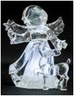 Statuette: LED-Engel, stehend mit Reh – Nuovo e nell'imballaggio originale da Kaltbrunn venduto da bue_xtg5 3