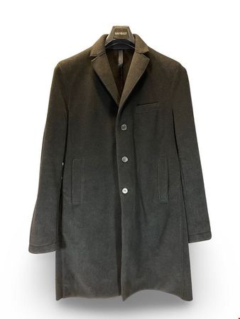 HARRIS WHARF LONDON Herrenmantel Schwarz Gr. 54