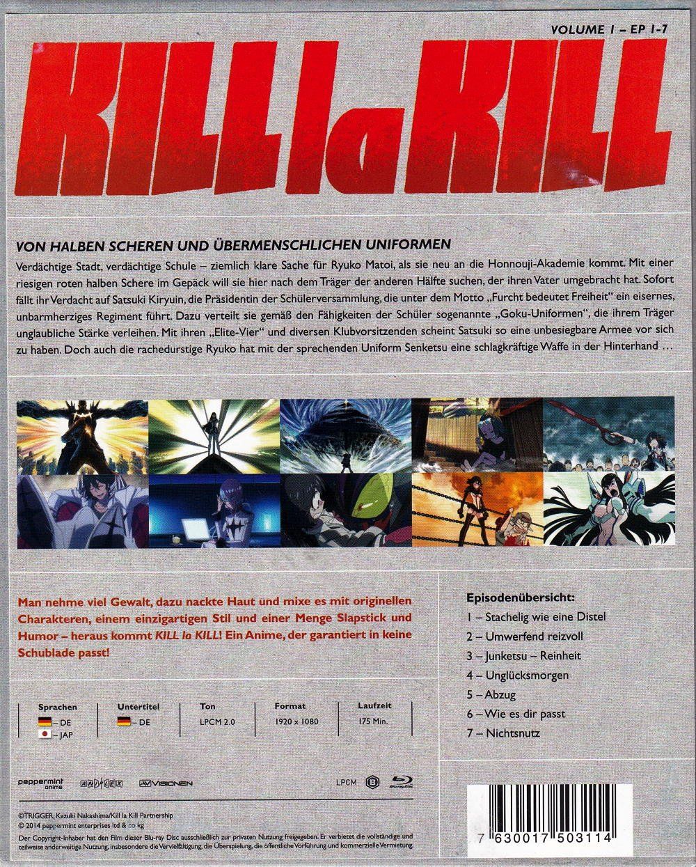 Tutti i DVDs: Kill la Kill Vol.1 [Blu-ray] – Usato da Bitsch venduto da Melando 1