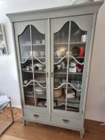Vitrinen Schrank Landhausstil 