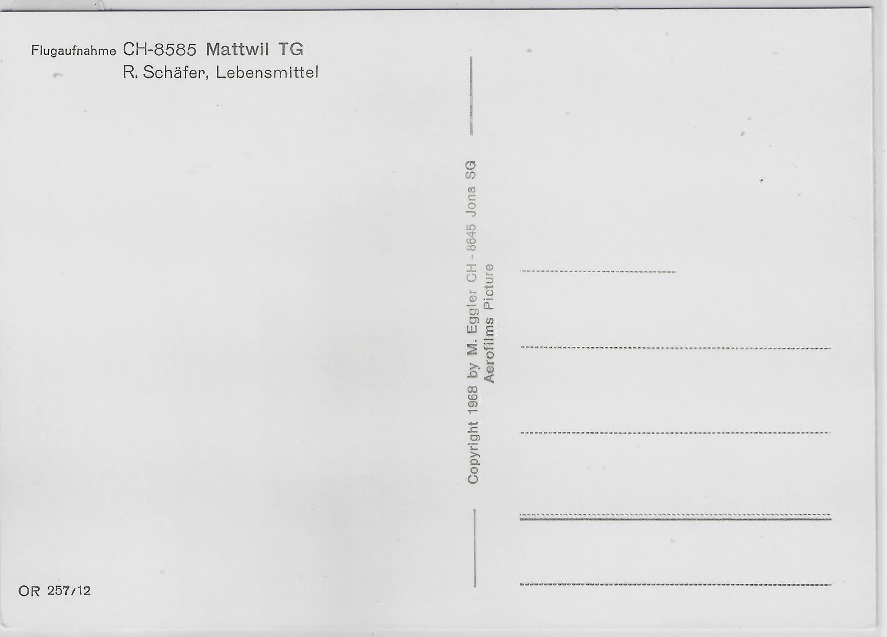 Cartoline postali: Flugaufnahme Mattwil TG – Antico da Ettingen venduto da Kartenplanet 1