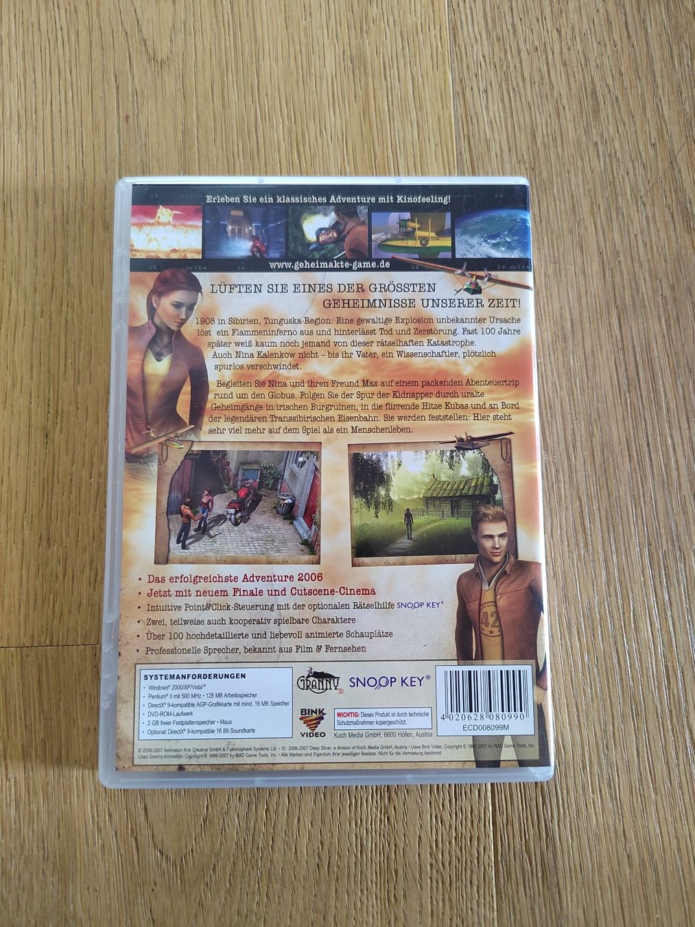 Giochi: Geheimakte Tunguska PC DE 2006 – Usato da Fribourg venduto da Nooky 1