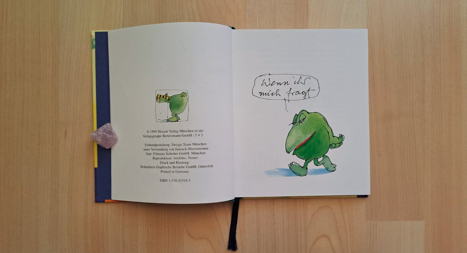 Livres: Janosch " Ich liebe eine Tigerente" - J.1999 – D'occasion à Affoltern am Albis par saminou01 1