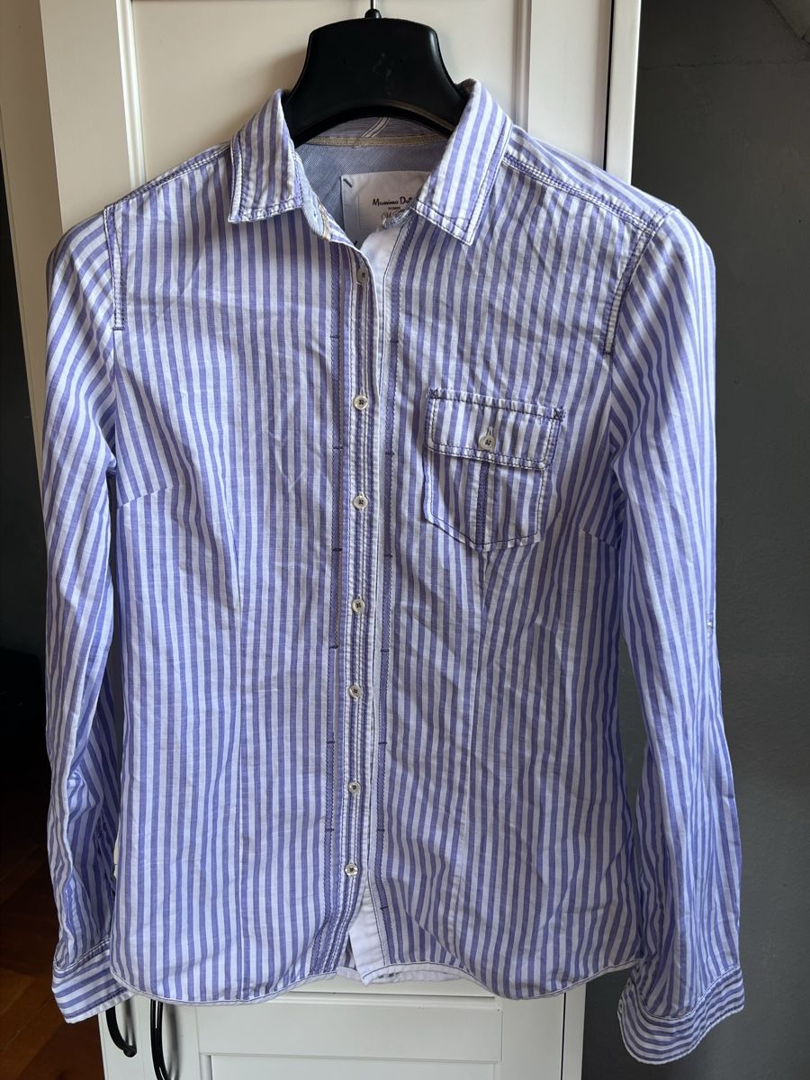 Massimo Dutti Camicette: Massimo Dutti Hemd gestreift Grösse 38/28 Bluse – Usato da Diegten venduto da 5shop7 1