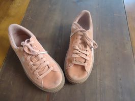 Puma - Cuir - 37,5 - Rose saumon