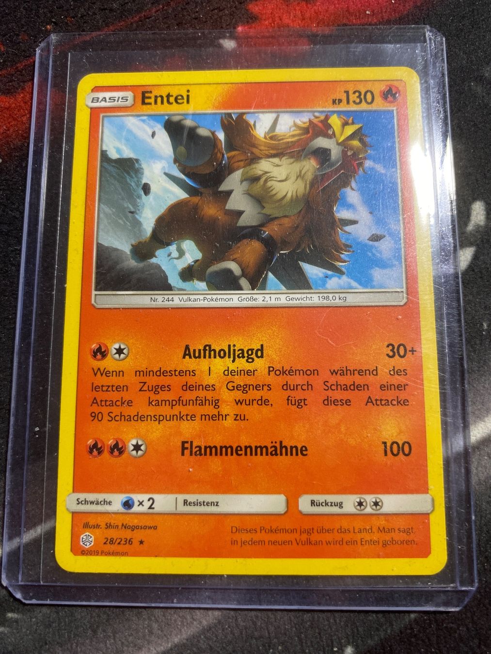 Pokémon Carte collezionabili: Pokémonkarte Entei - CEC Cosmic Eclipse (rare) – Nuovo (secondo la descrizione) da Nebikon venduto da Theueb