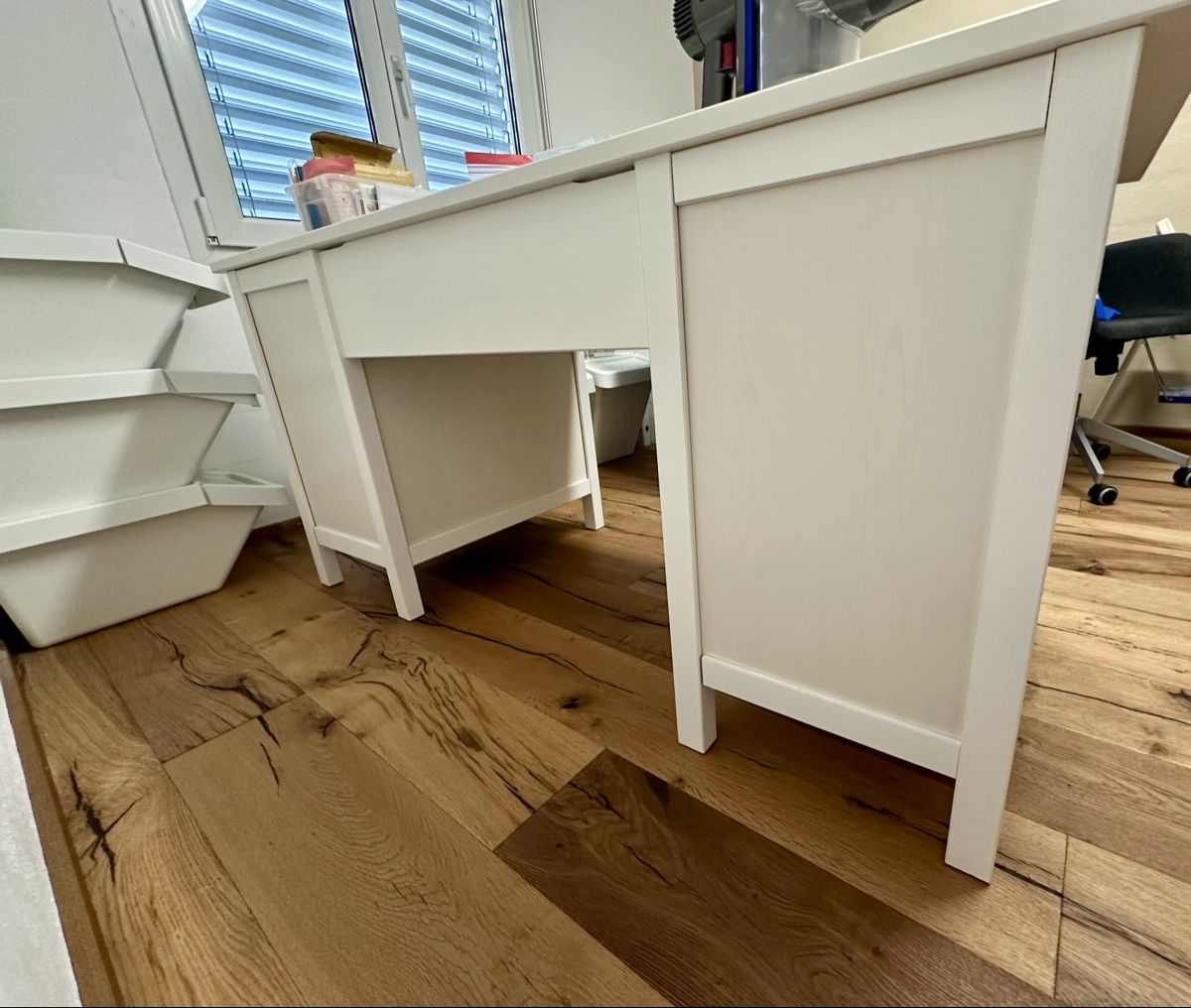 Scrivanie: Pult, weiss gebeizt, HEMNES – Usato da Eschenbach LU venduto da cherryplum 8