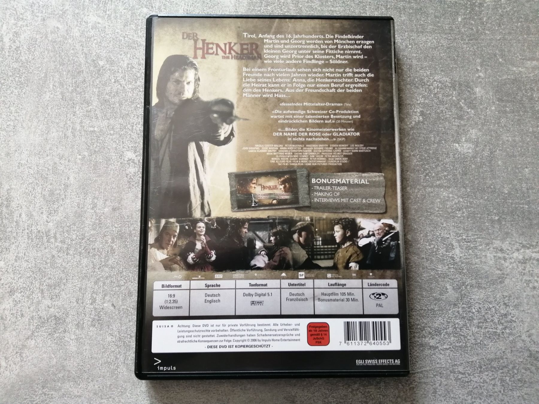Tutti i DVDs: DVD: Der Henker – Nuovo (secondo la descrizione) da Altstätten SG venduto da tollesauswolle 1