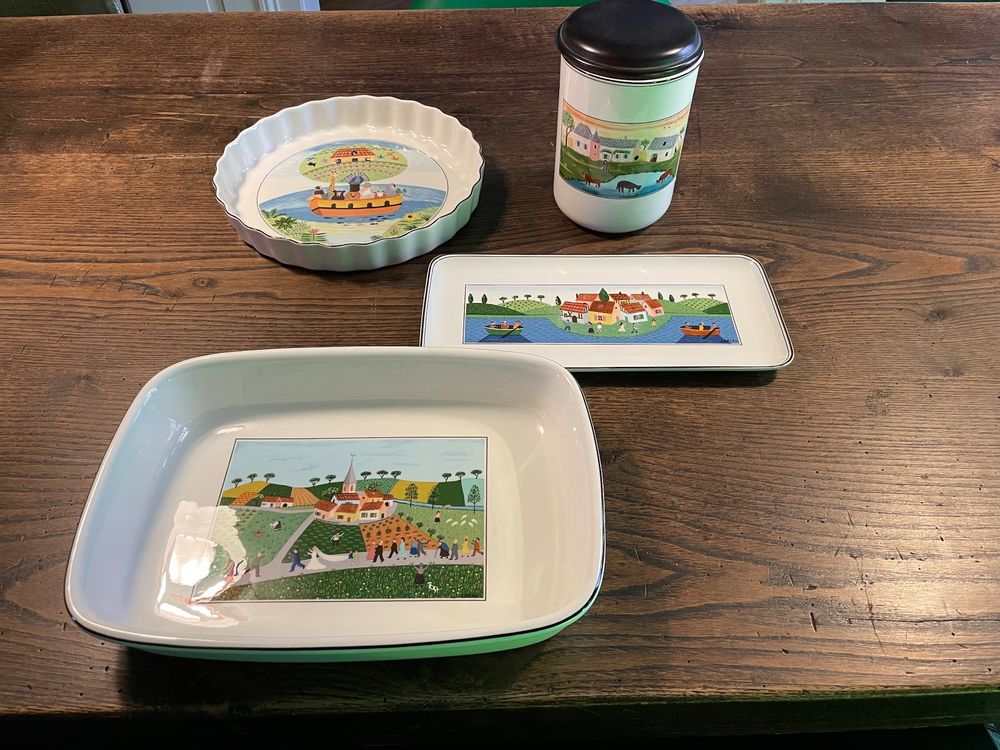 Vassoio Per Dolci Villeroy & Boch Design Naif - Piatto Torta 30 Cm In Porcellana - Lavabile In Lavastoviglie - Foto 9