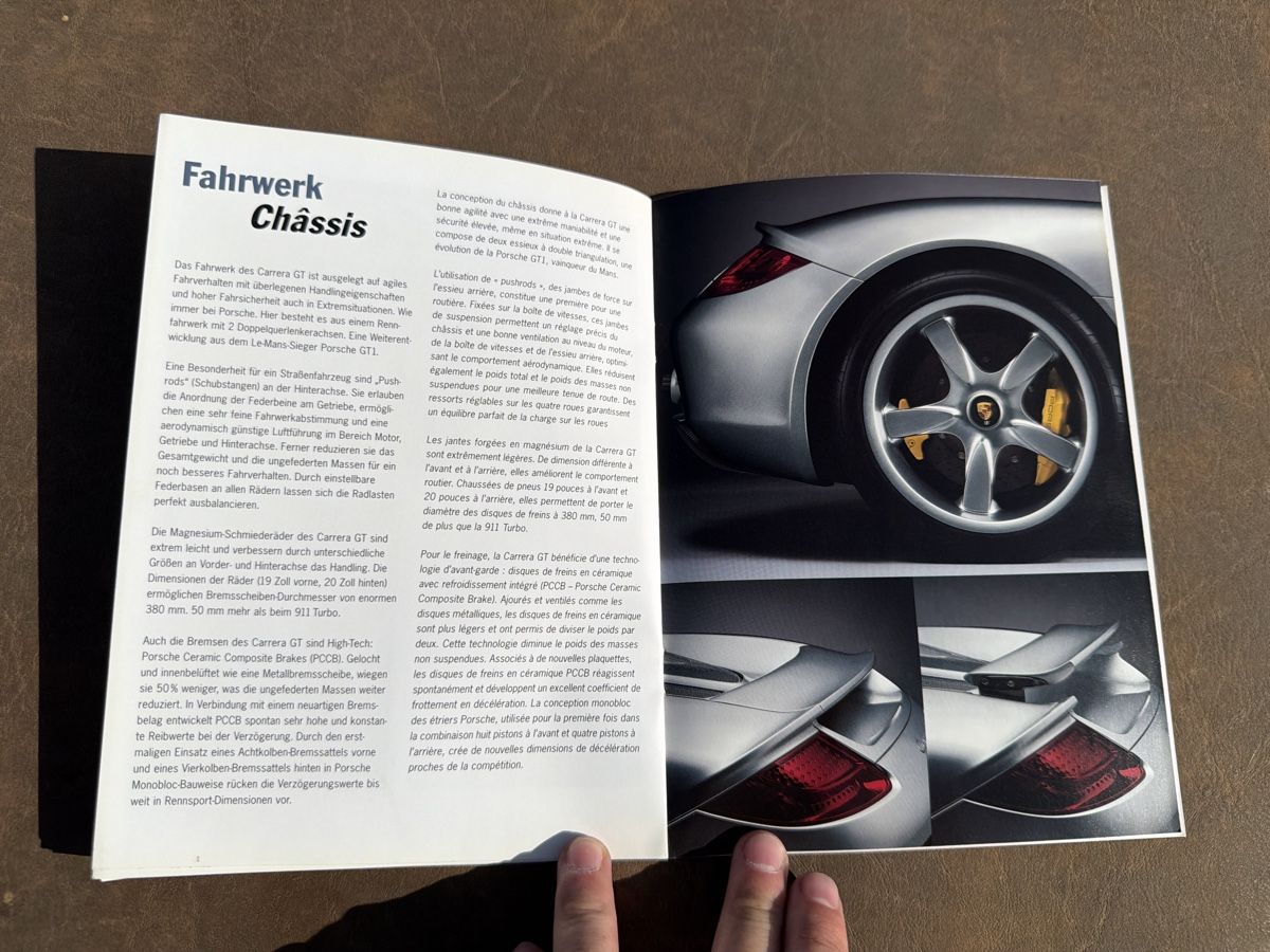Porsche Documenti: Prospekt: Porsche Carrera GT – Nuovo (secondo la descrizione) da Wolfwil venduto da Rolex1 6