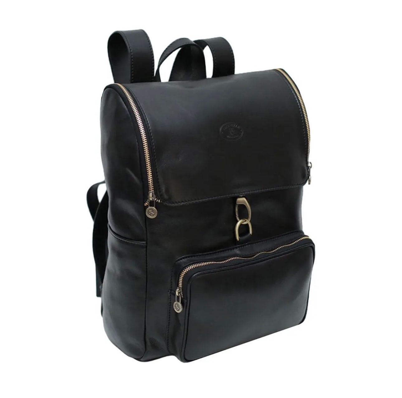 Zaini: Lederrucksack Bologna - Farbe: Schwarz – Nuovo e nell'imballaggio originale da Wittenbach venduto da WWW.DRILUBAGS.CH