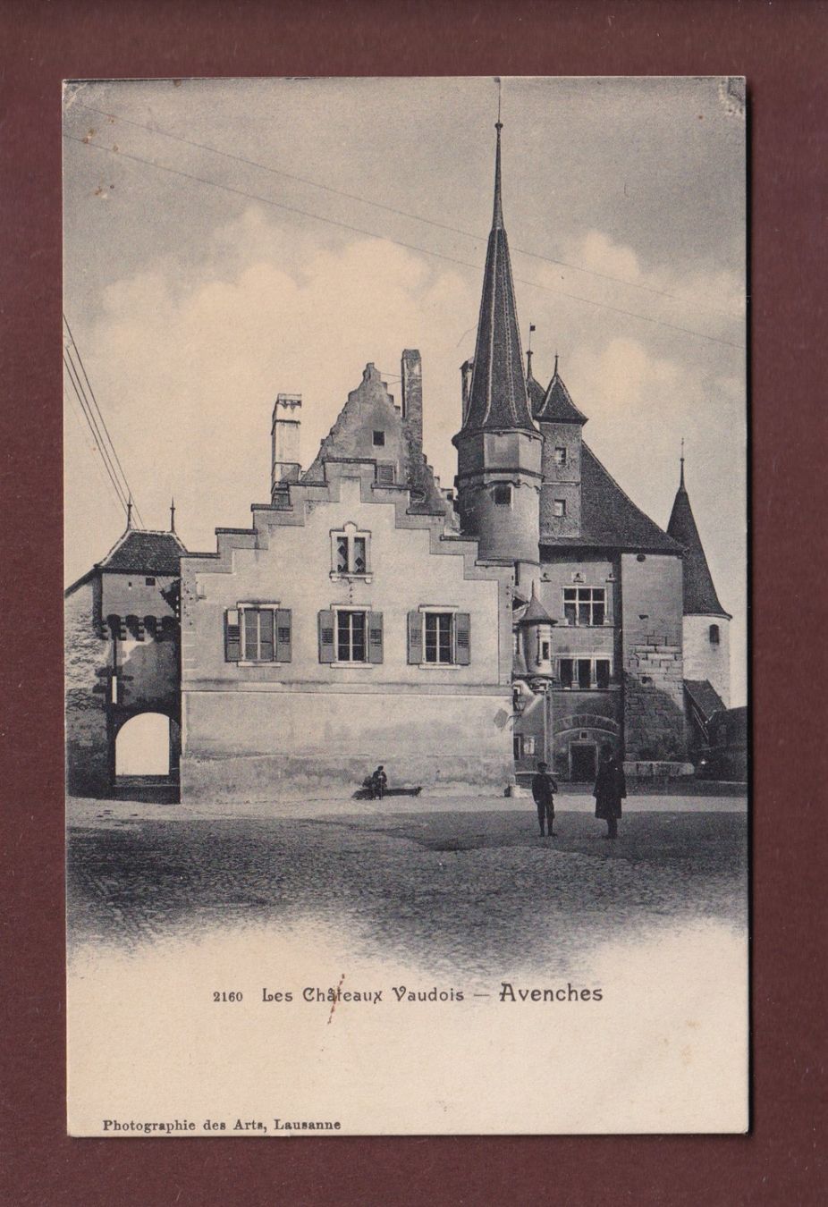 Cartoline postali: AVENCHES - Château – Usato da Pully venduto da nicecards