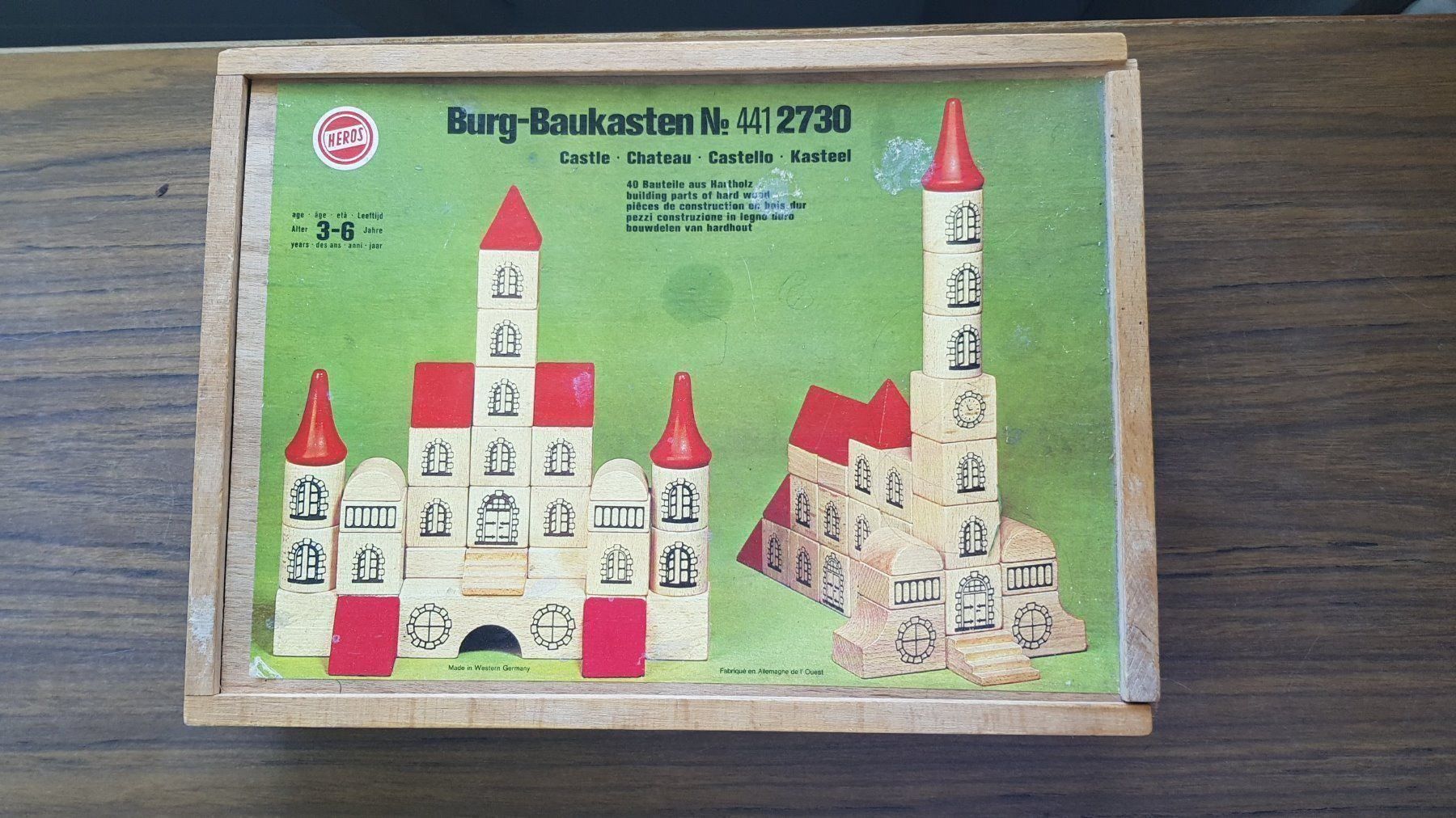 Kit di costruzioni: Baukasten Holz 1960er – Usato da Mörschwil venduto da antiksalon 1