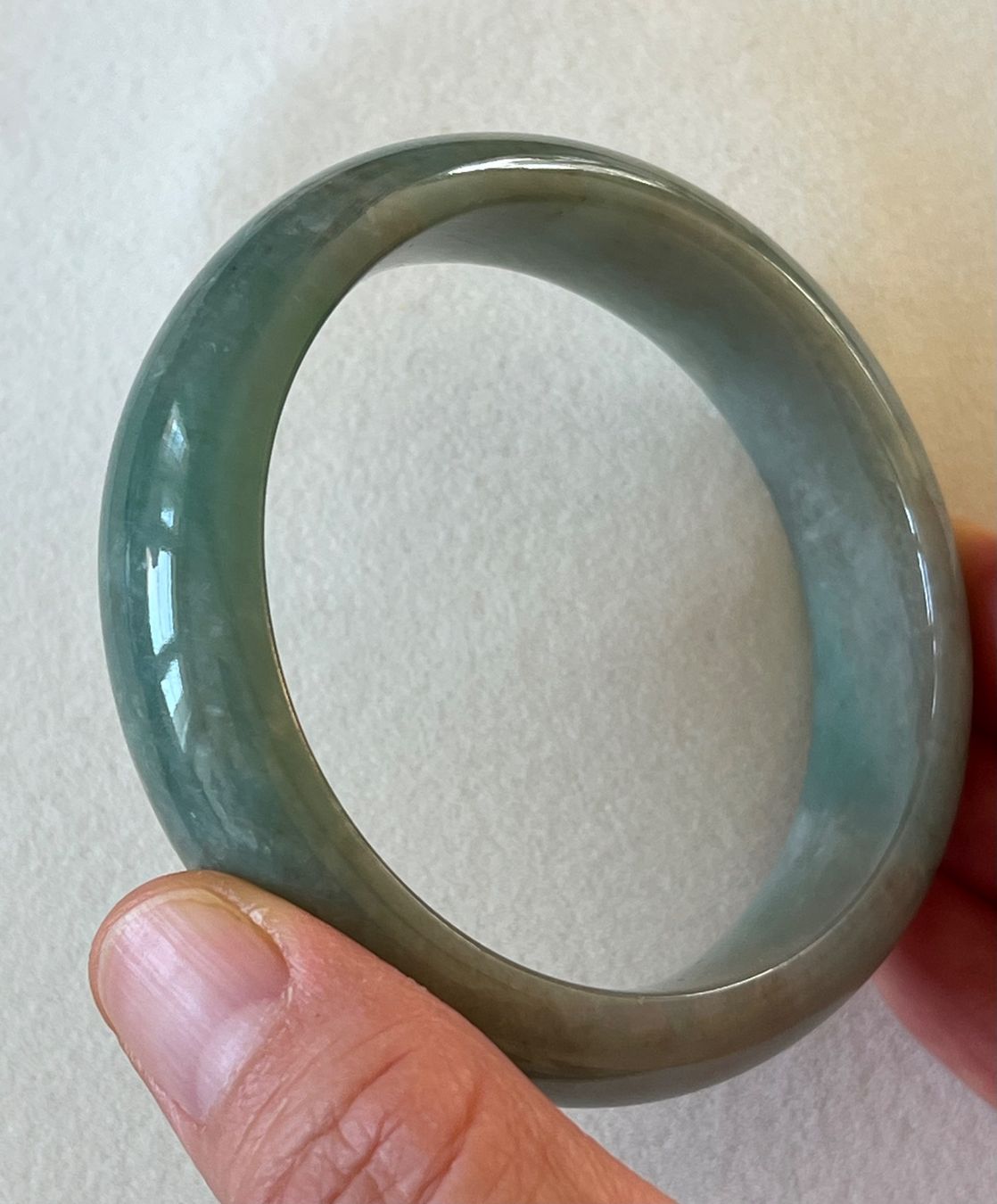 Bracciali & Braccialetti: Armreif Jadeite-Jade 58.4 mm Typ A – Nuovo (secondo la descrizione) da Bern venduto da Steinfieber 3
