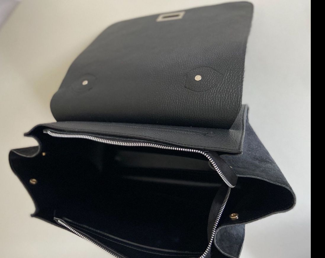 Borse da donna: Echt Leder Phantom Tasche mit Schwarzem Fell – Usato da St. Gallen venduto da jojan 2