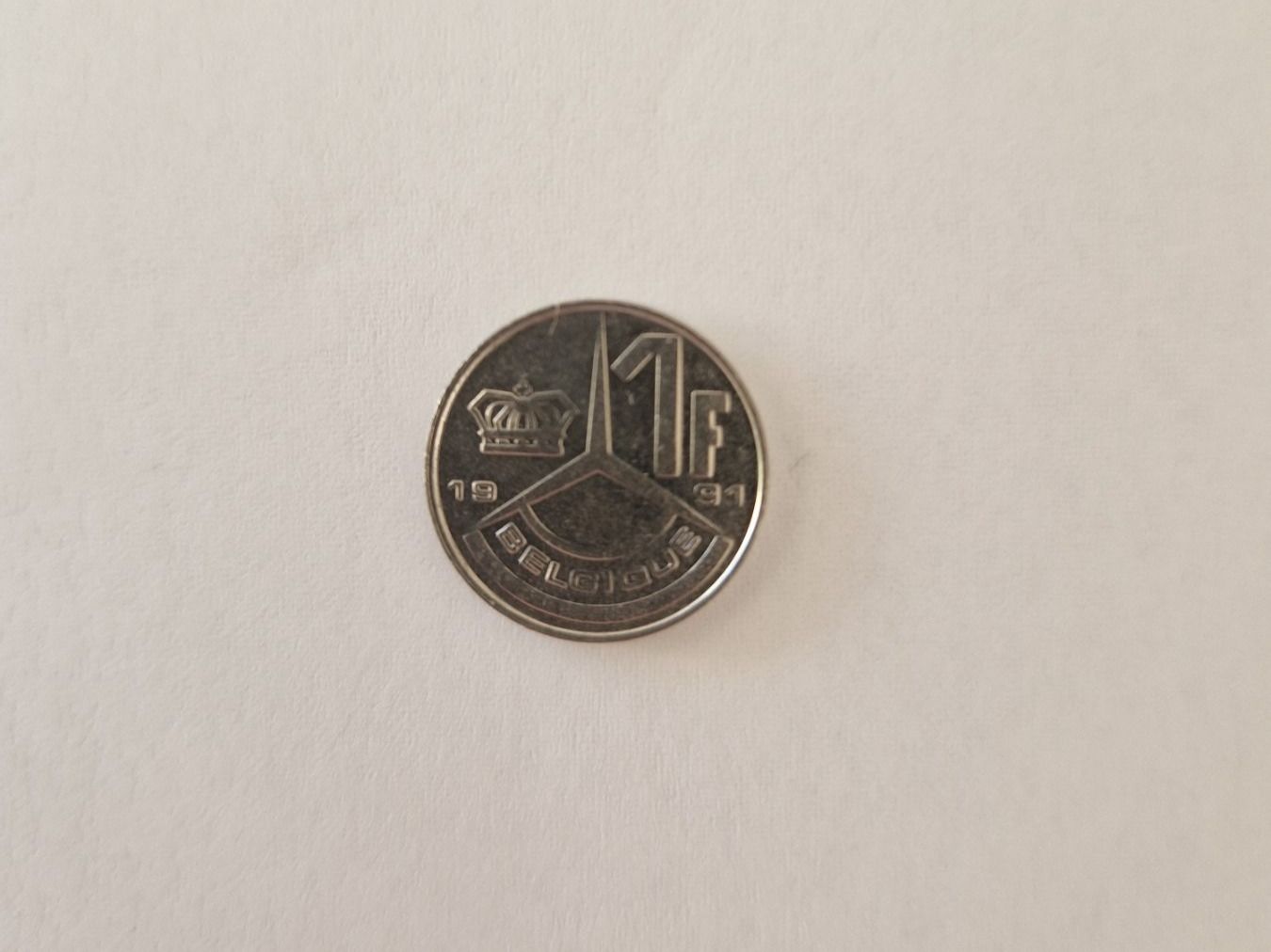 Tutti le monete: 1 franc Belgium 1991 – Usato da La Croix (Lutry) venduto da Lecollectioneur