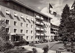 Dussnang, Kneipp-Kurhaus, Eingang, gelaufen 1967
