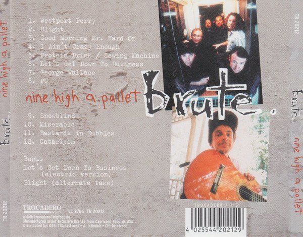 CD: Brute – Nine High A Pallet – Usato da St.Gallen venduto da jalamusic 1