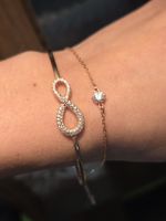 Swarovski rosegoldenes Armband, Top Zustand!