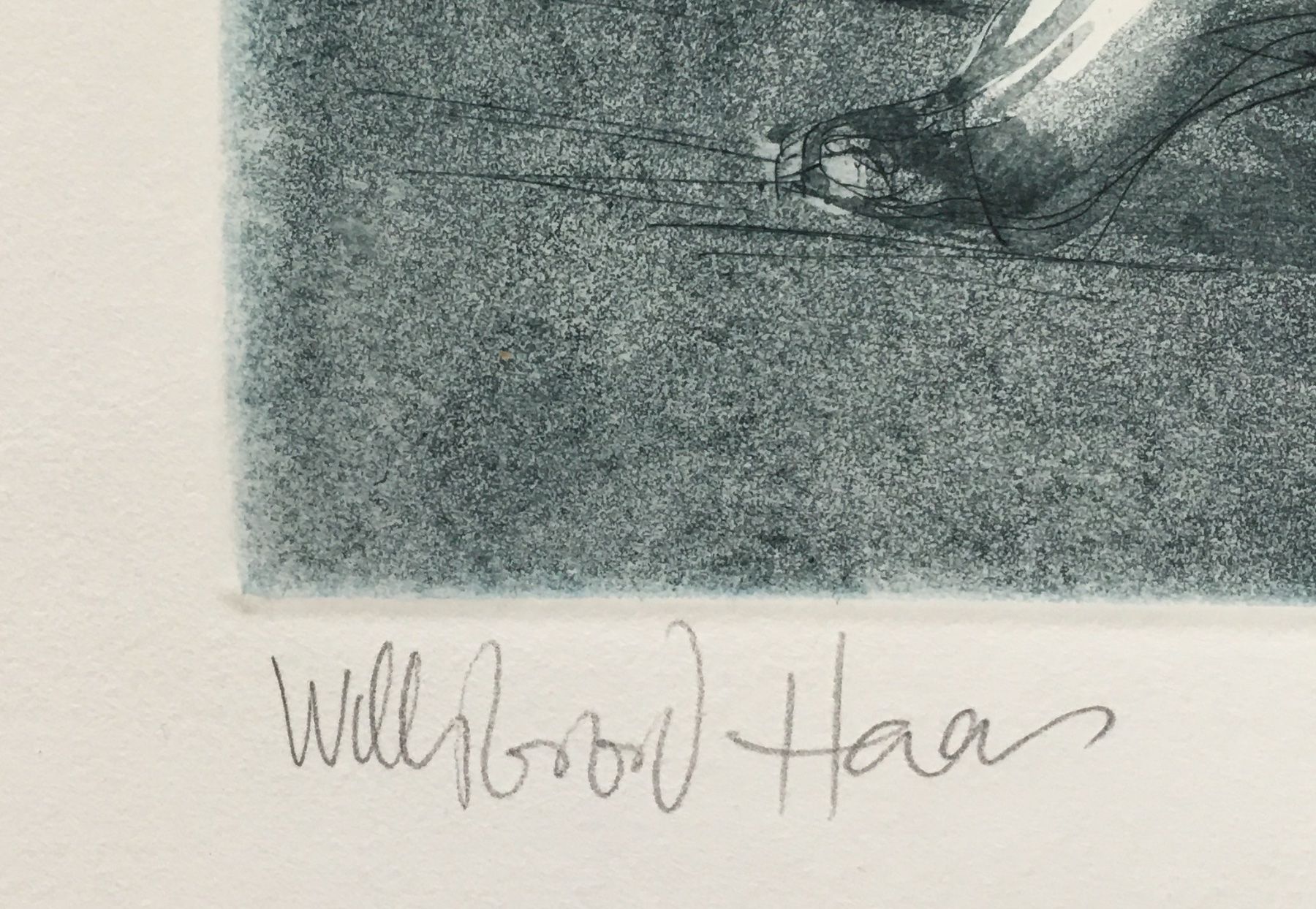 Gemälde: Willibrord Haas     "Eddy, der Hüpfer 2"  RADIERUNG – Gebraucht aus Nennigkofen von waltraub 5