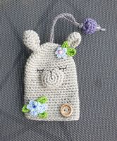 Amigurumi Schlüsselabdeckung  Lama Alpaka Schlüsselanhänger