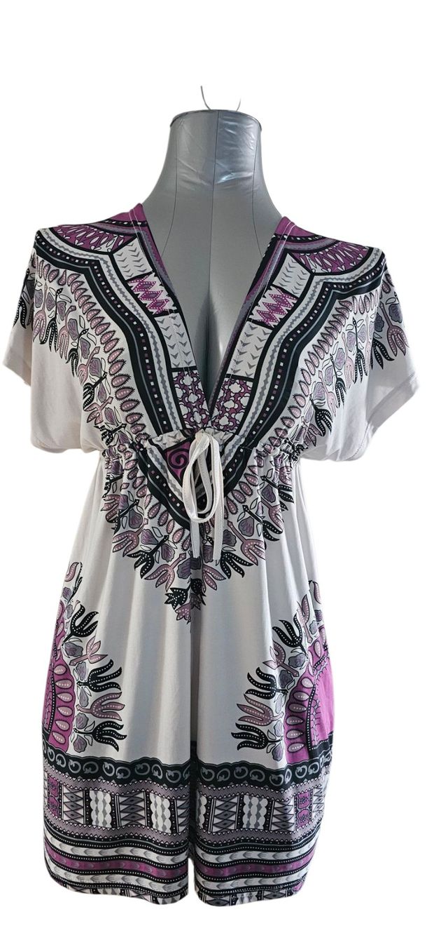 Camicette: Sommerbluse mit exotischem Muster Gr. S-M – Usato da Langenthal venduto da SecondChanceShop