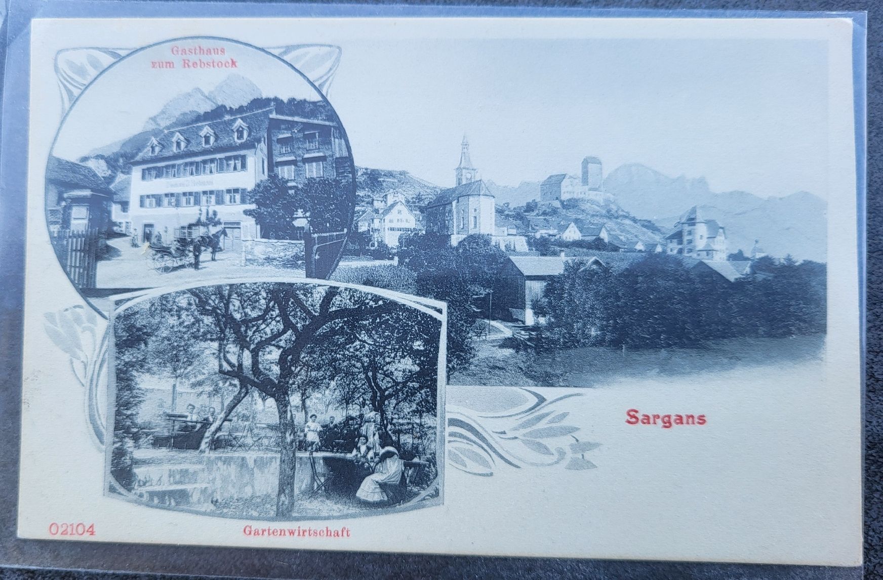 Cartoline postali: Alte Ansichtskarte Sargans ca 1910 – Usato da Sargans venduto da Macla4