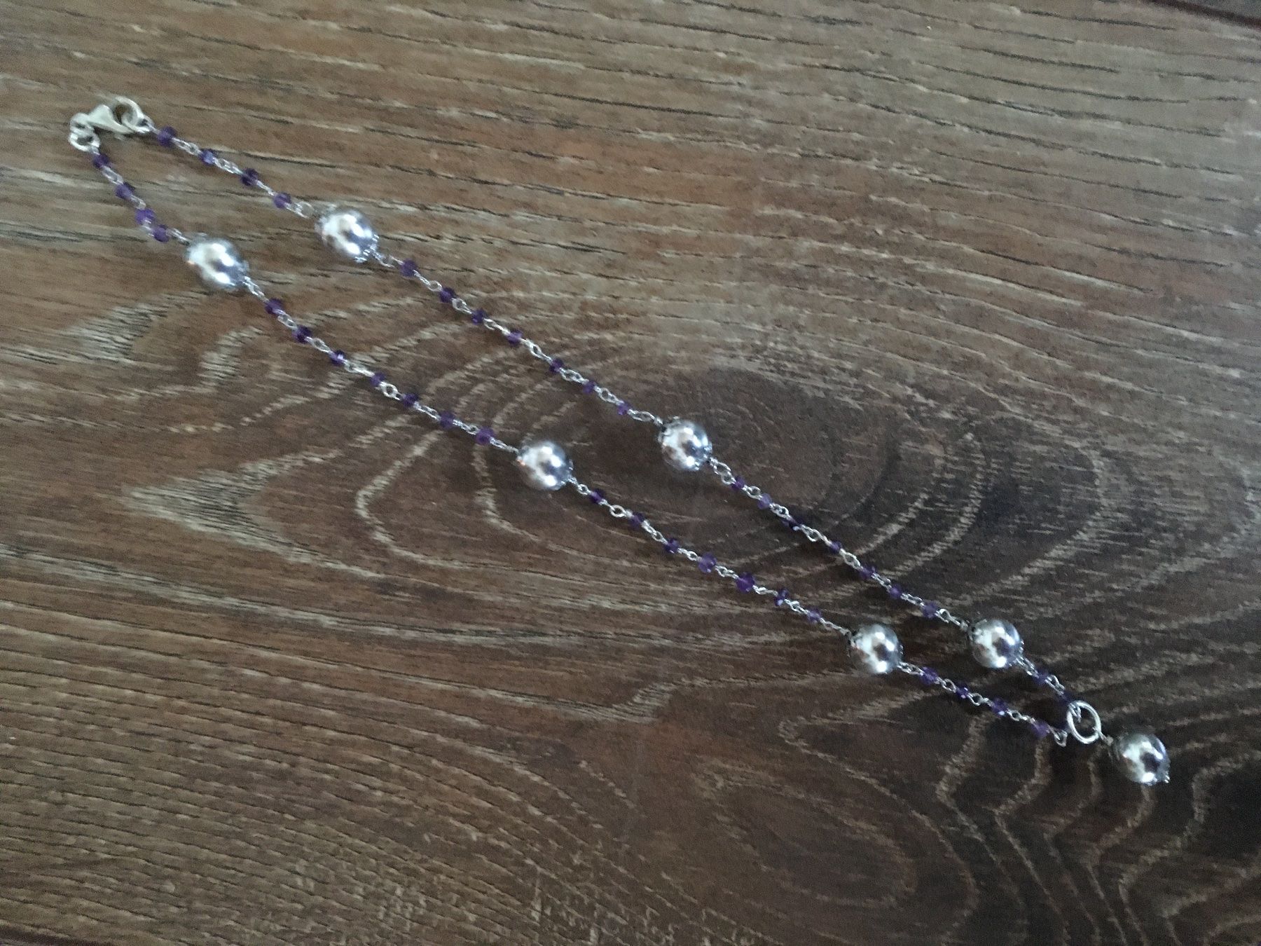Ketten: Edelsteinkette Amethyst Argento Furioso – Gebraucht aus Muotathal von robin40 1