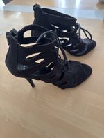 Schwarze High Heels von Tally Weijl, Gr. 38, Top Zustand!